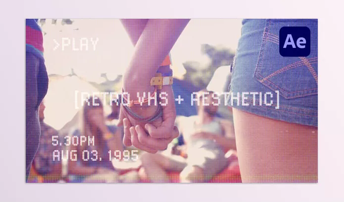Videohive – Retro VHS Aesthetic Titles Download 56475922