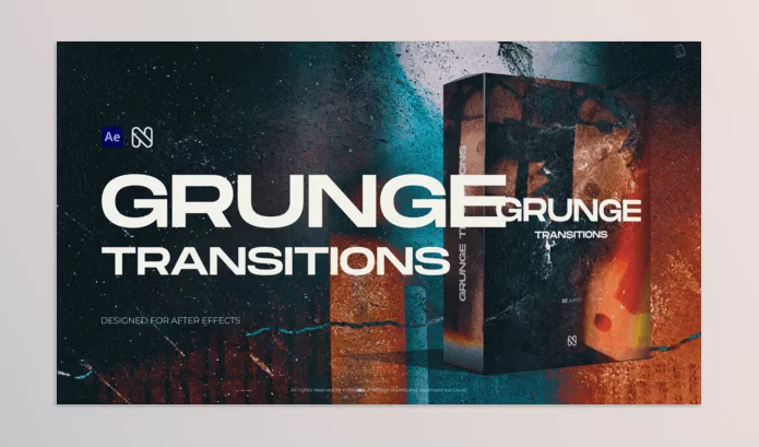 Videohive – Grunge Transitions Download 56629501