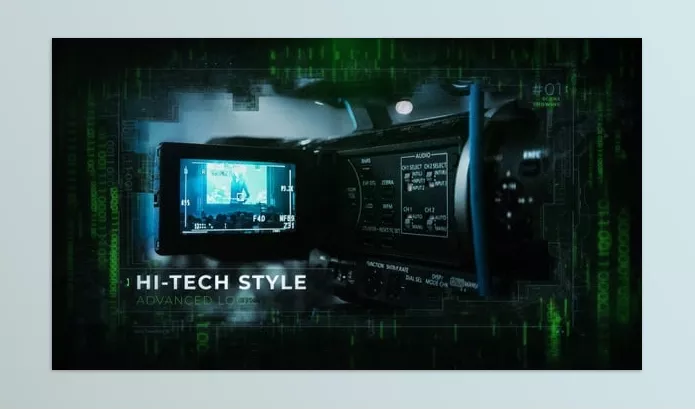 Videohive – Digital Matrix Slideshow Download 56796673