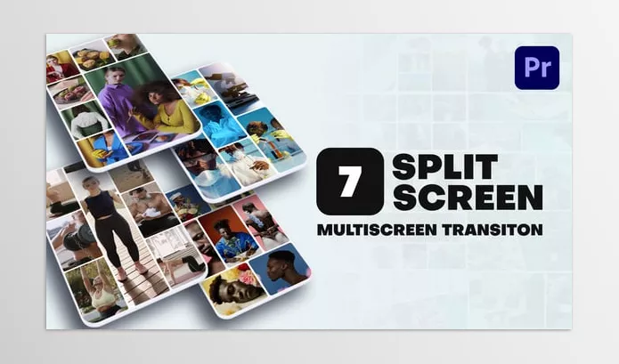 Videohive – Vertical Multiscreen Transition 7 Split Screen Download 56895522