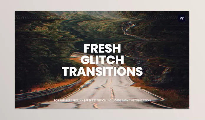 Videohive – Glitch Transitions Premiere Pro Download 56900496