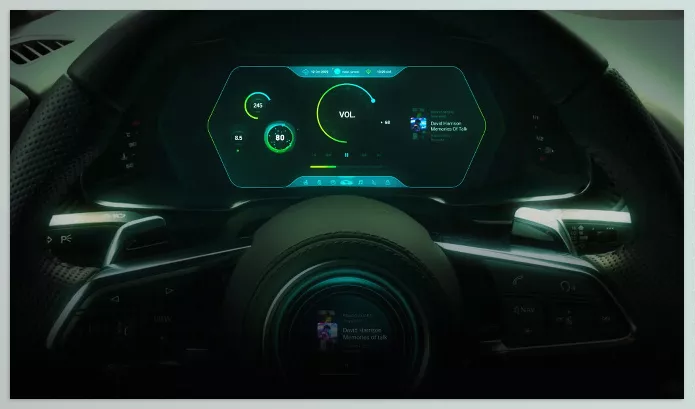 Pixflow – Car Cluster HUD UI Templates Download