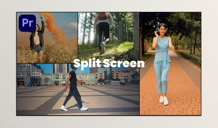 Videohive – SplitScreen Opener Slideshow MOGRT Download 57176489