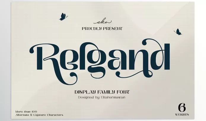 Creative Market – Relgand Display Family Font Download 195280574