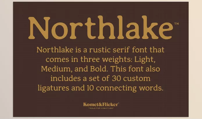 Creative Market – Northlake A Rustic Serif Font Download 290820017