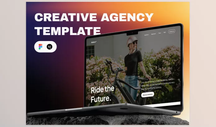 Ui8 – Elektra E bike landing template Download