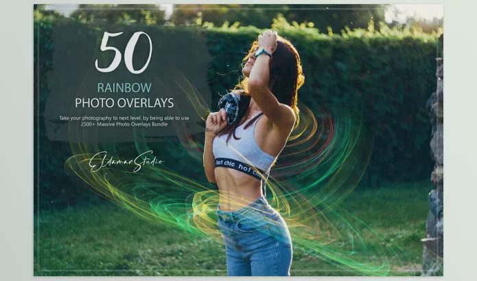 Artstation – 50 Rainbow Photo Overlays Download