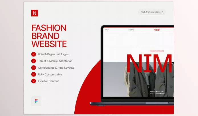 UI8 – NIMB Fashion Brand Website Download