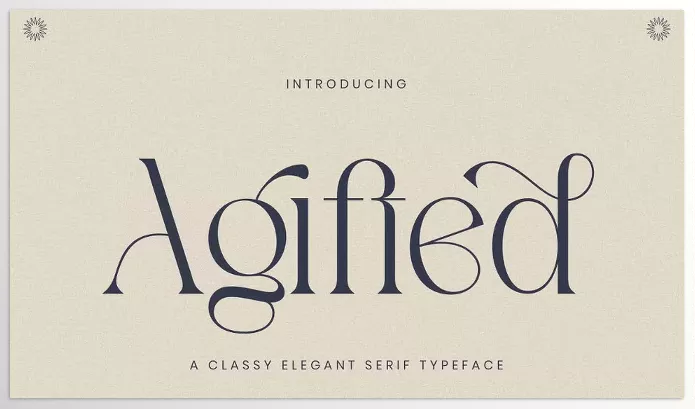 Creative Market – Agifted Elegant Serif Font Download 291319469