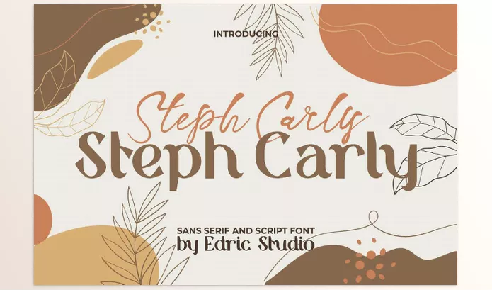 Edric Studio – Steph Carly Font Download