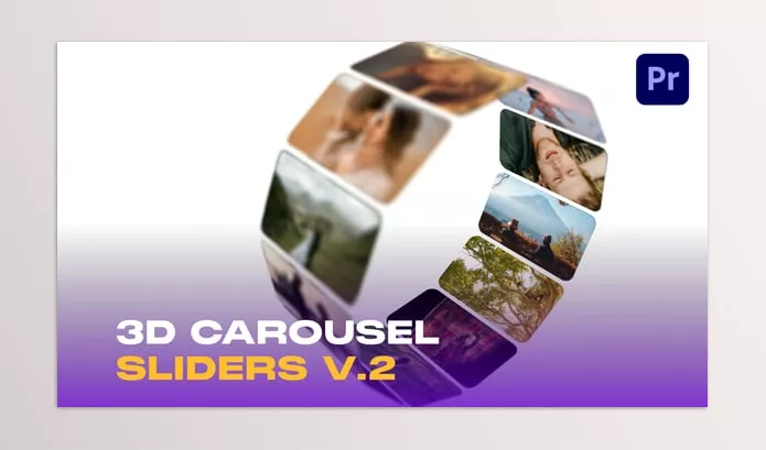 Videohive – 3D Carousel Galleries for Premiere Pro Download 57874392