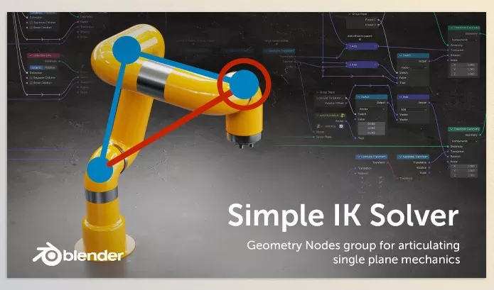 Gumroad – Simple IK Solver Node Group for Blender Download