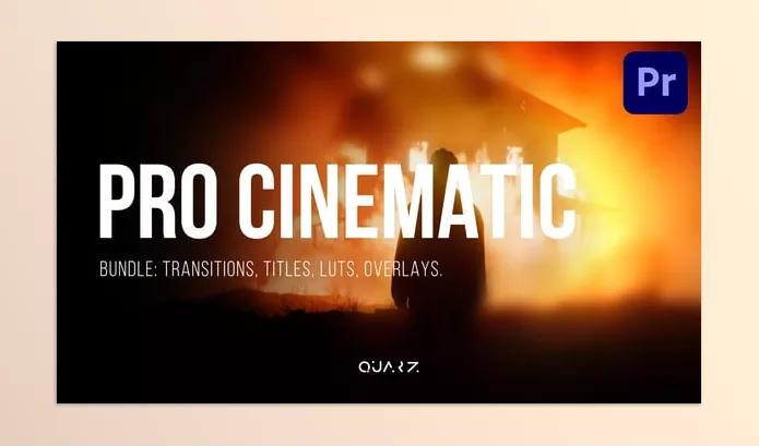 Videohive – Pro Cinematic Bundle for Premiere Pro Transitions, Titles, LUTs, Overlays Download 57978762