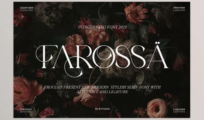 Creative Market – Farossa Modern Elegant Serif Font Download 291529528
