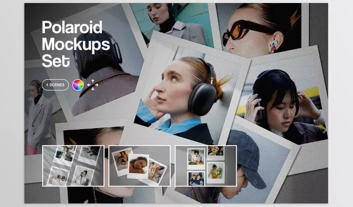 Creative Market – Polaroid Photo Mockup Download 113923960