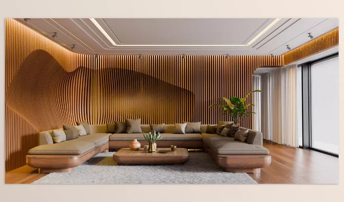 Blender – Modern Organic Living Room Download