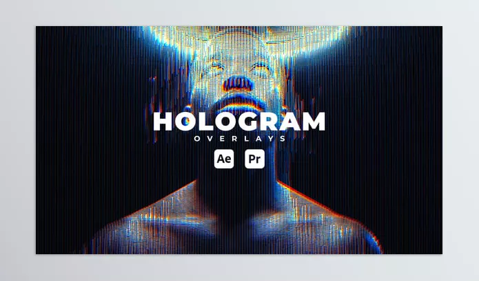Videohive – Hologram Overlays Download 58403352