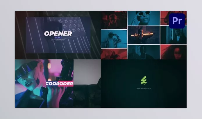 Videohive – Promo Opener Slideshow for Premiere Pro Download 58365407