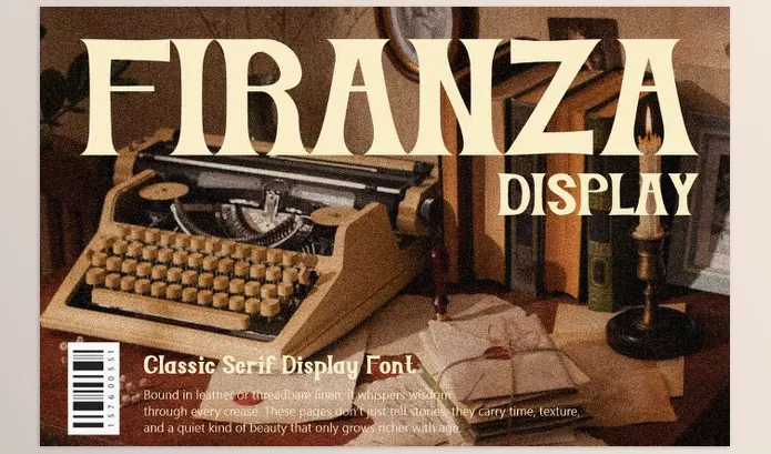 Creative Market – Firanza Display Classic Serif Font Download 291534673