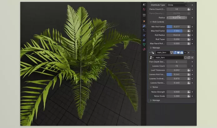 Gumroad – Procedural Fern Plant (Blender Geometry-Nodes) Download