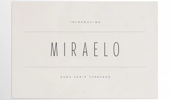 Creative Market – MIRALEO Elegant Modern Sans Serif Download 291517242