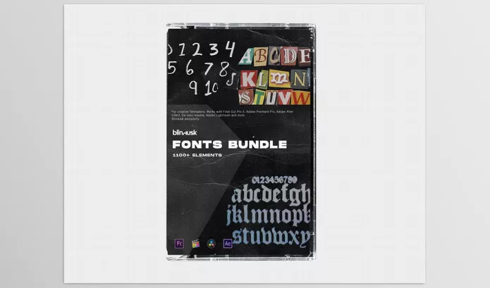 Blindusk – FONTS BUNDLE Download