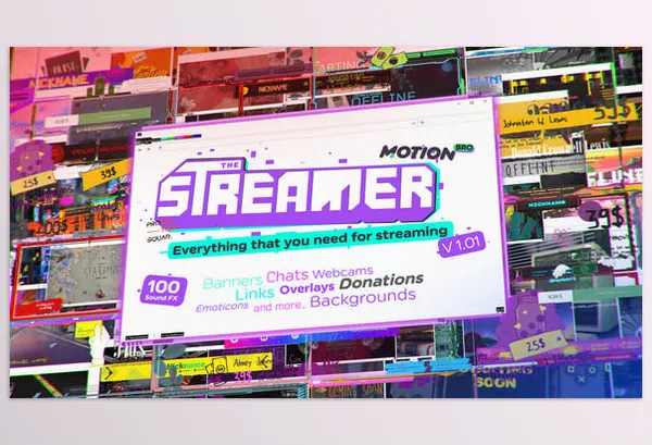Videohive – The Streamer v1.01 Download 29436832 (Everything for Web, Twitch, Youtube, Live)
