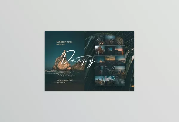 Creative Market – Deepy Moody Teal Lightroom preset Download 3564962