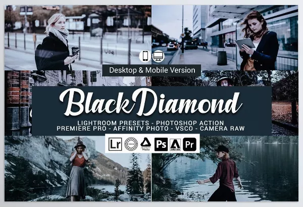 Creative Market – Black Diamond Lightroom Presets Download 5156439