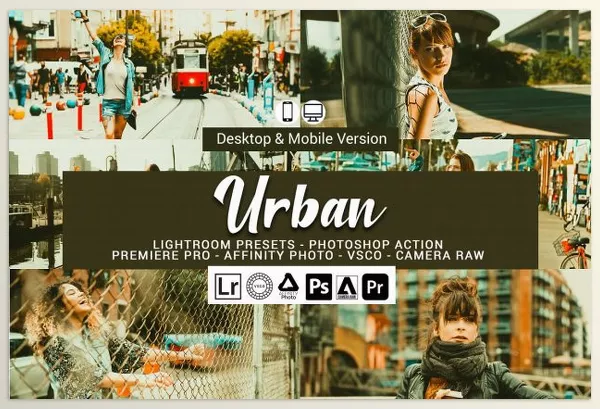 CreativeMarket – Urban Lightroom Presets and LUTs Download 5157500