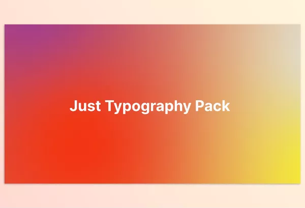 Videohive – Just Typography Pack v3 Download 33130966