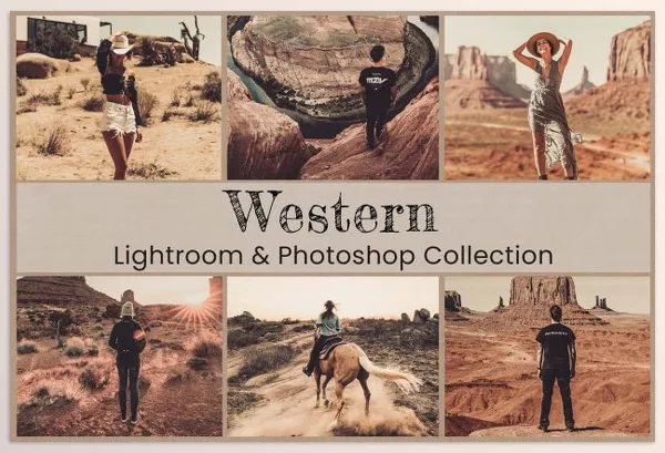 Creative Market – Western Lightroom Photoshop LUTs Download 6474159 (Mob, Desk)