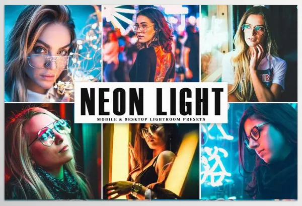 Creative Market – Neon Light Pro Lightroom Presets Download 4041707