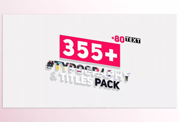 Videohive – Big Pack of Typography Download 23584216