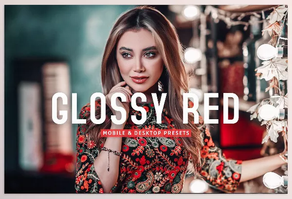 CreativeMarket – Glossy Red Pro Lightroom Presets Download 7375254