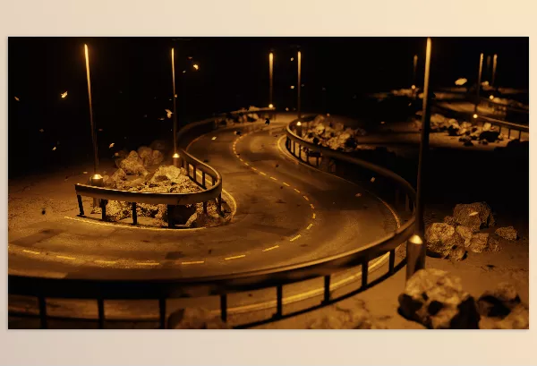 Blender – Curves To Roads Download V1 (Geometrynodes)