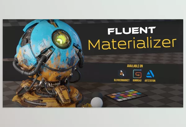 Blender – Fluent Materializer Download v1.9.3 (Material Tool Suite)