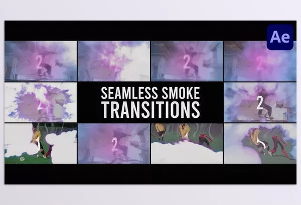 Videohive – Smoke Seamless Transitions for After Effects Download 50053461