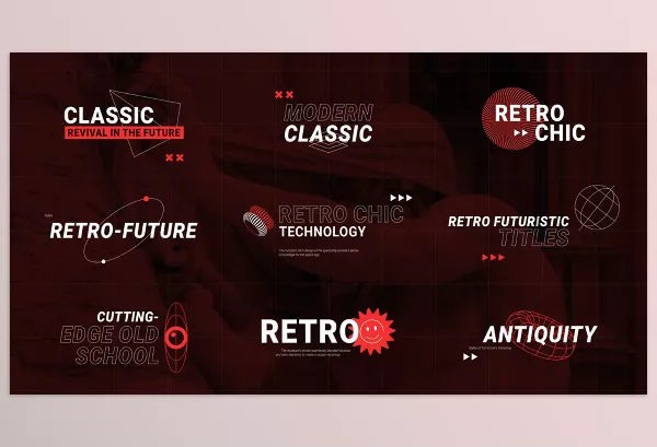 Videohive – Retro Futuristic Titles Download 49207122