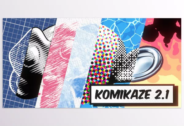 Blender – Komikaze Download v2.1.5 (Toon Shaders and Assets Pack)