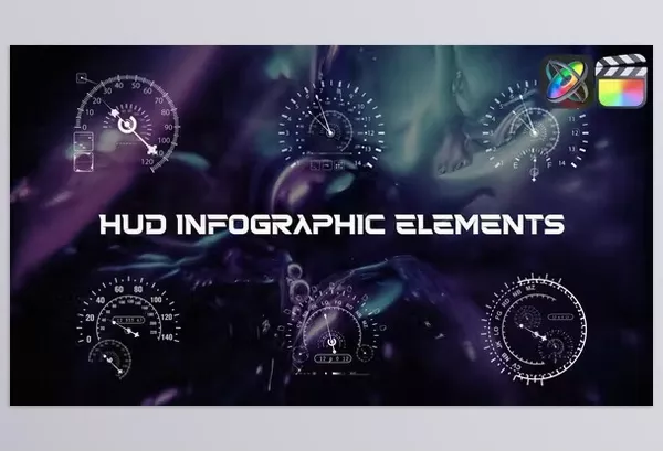 Videohive – HUD Infographic Elements for FCPX Download 50824484