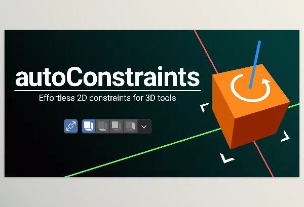 Blender – Auto Constraints Download v1.1.0 (Effortless 2D Constraints For 3D Tools)