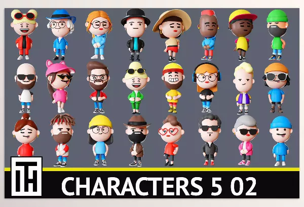 Unity Asset – Models Characters 5 02 Download v1.0