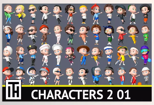 Unity Asset – Characters 2 01 Download v1.0