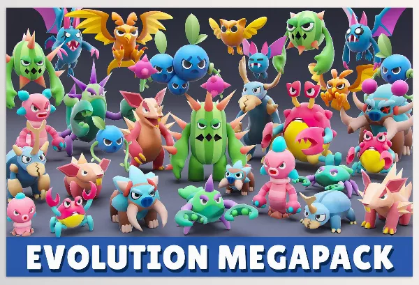 Unity Asset – Cartoon Characters Mega Pack Download v1.0