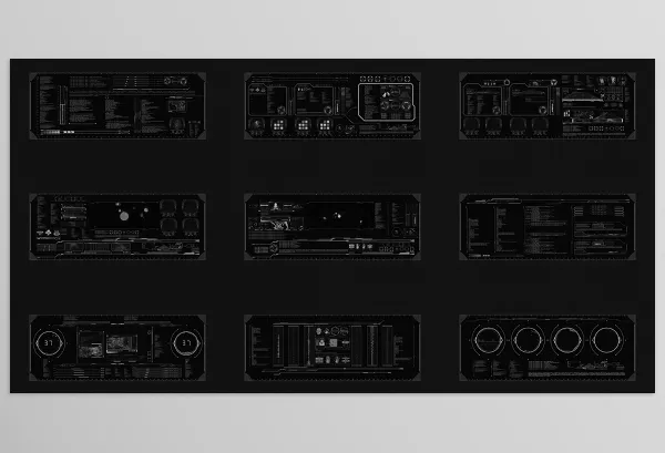 Videohive – Hud Large Screens for After Effects Download 52680718