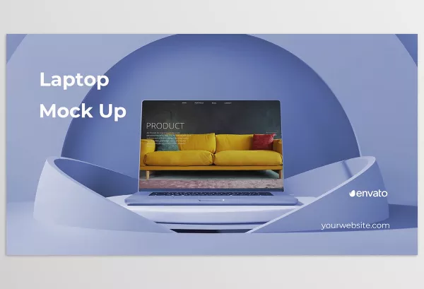 Videohive – Laptop Mockup for After Effects Download 52723148