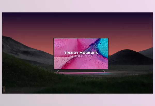 Videohive – Abstract Nature TV Mockups Download 52736032