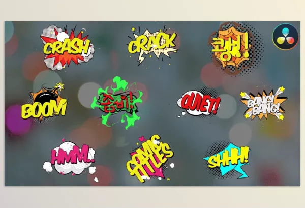 Videohive – Comic Titles for DaVinci Resolve Download 52469720