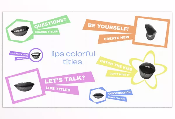 Videohive – Colorful Lips Titles Download 53275704